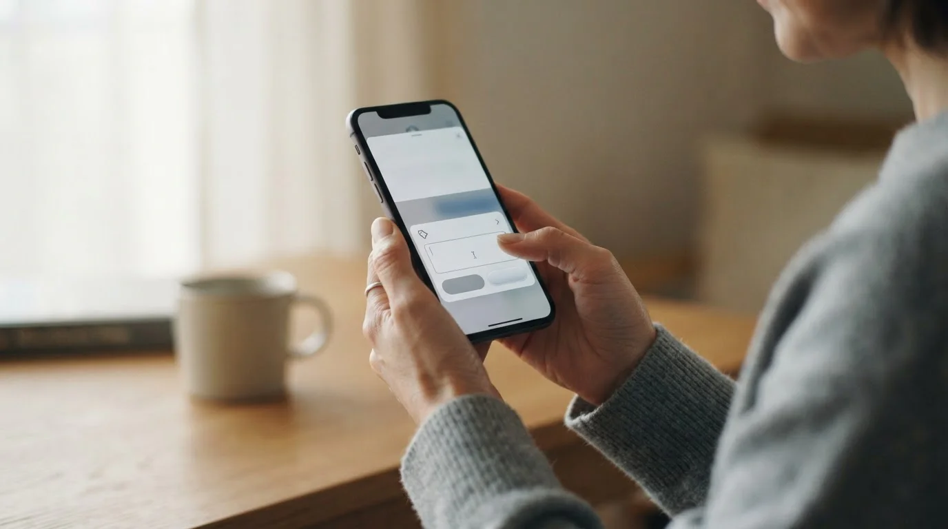 Smartphone zeigt den Aktivierungsprozess eines Bonus-Angebots