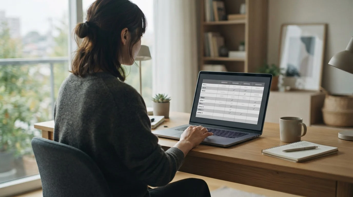 Vergleich verschiedener Wettanbieter auf einem Laptop-Bildschirm