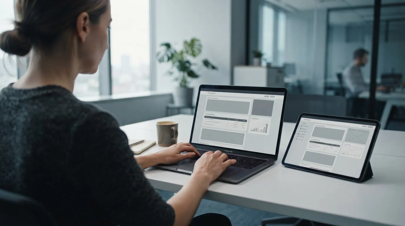 Vergleich verschiedener Wettplattformen auf Laptop und Tablet nebeneinander