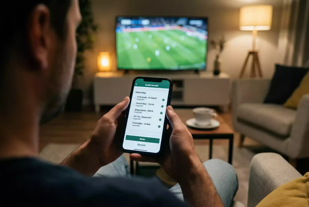 Kombiwetten Regionalliga – mehrere Fußballspiele auf einem Wettschein
