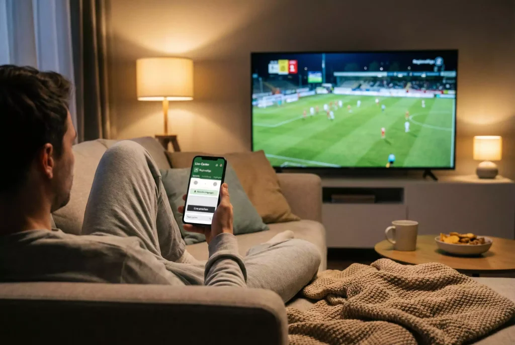 Mobile Wetten Regionalliga – Sportwetten-App auf dem Smartphone