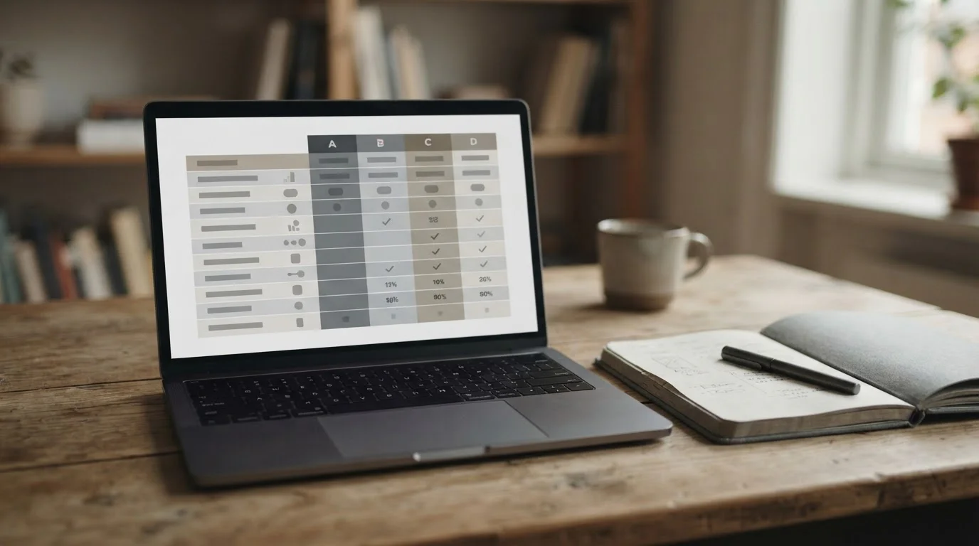 Analyse von Sportwetten-Bonusbedingungen auf einem Laptop-Bildschirm