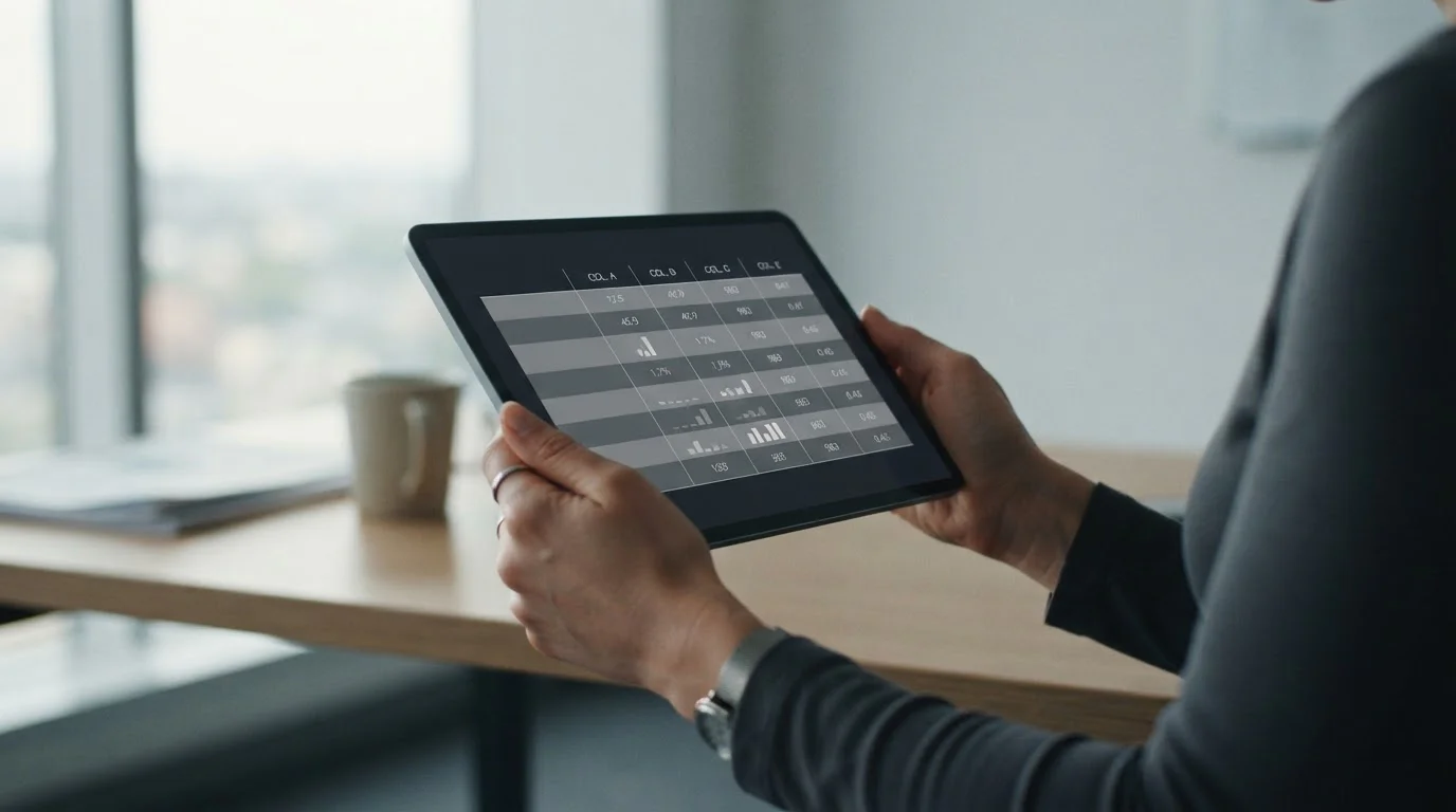 Vergleich verschiedener Wettanbieter auf einem Tablet-Bildschirm